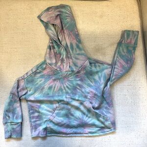 Girls Pixie Lane Hooded Tie-dye Sweatshirt Size 18-24 Months